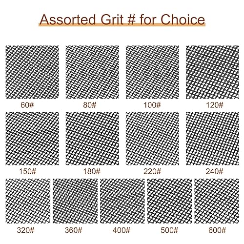 Miniatura 6 de uxcell 10 hojas de lija de malla de 150 granos de 4-12 pulgadas x 11 pulgadas, almohadilla de papel de lija de malla para reparación de paredes de