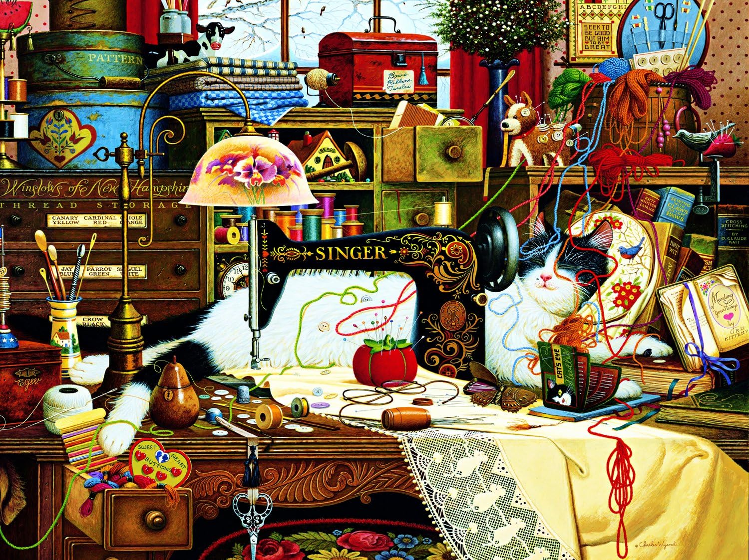 Buffalo Games 2000 piece: Maggie the Messmaker - 2000 Piece Jigsaw Puzzle by Buffalo Games