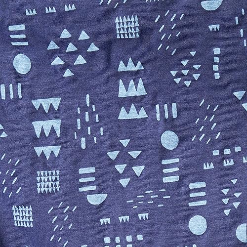 Miniatura 5 de HonestBaby Juego de fundas para cambiador, estampado de rizo y punto, 100% algodón orgánico para bebés, niños, niñas y unisex (Legacy), Patrón de