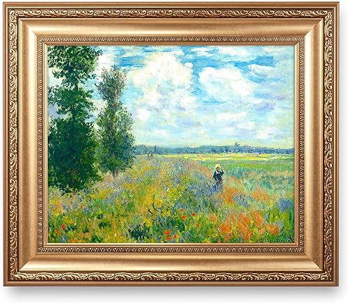 Miniatura 267 de A&T ARTWORK Antibes Seen from The Salis Gardens de Claude Monet Las Obras de Arte Clásico Mundial Reproducciones, Impresiones de Arte en Lienzo