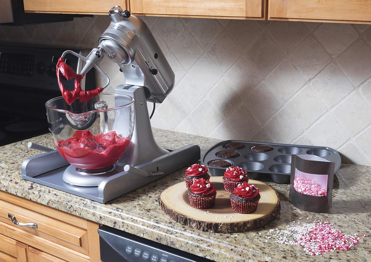 One-Day Sale: Up to 50% Off Lipper International 8701G Rolling Platform for Mixers and Appliances, 15-3/4 x 11-7/8 x 2-1/8, Grey