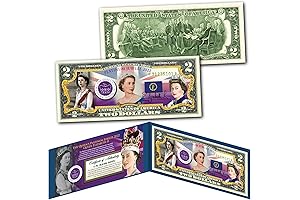 Queen Elizabeth II Platinum Jubilee 2022 Commemorative Two Dollar Bill