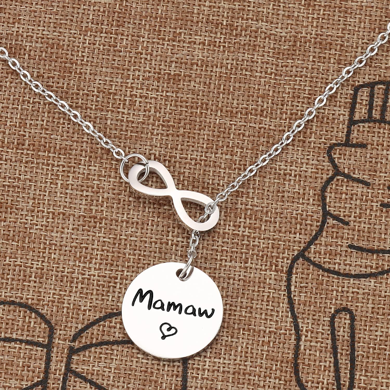 Kivosliviz Mamaw Gifts Necklace for Women Her Mammaw Necklaces Mawmaw Present Gift Mamaw Jewelry for Mamaw Necklace - Image 6