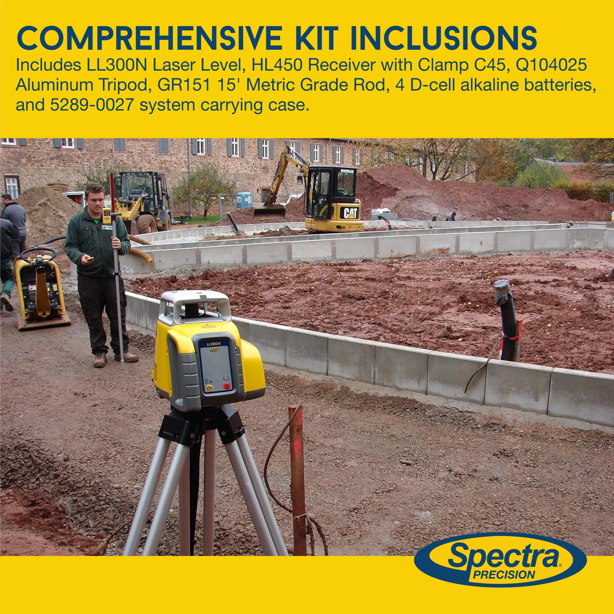 Spectra Precision Laser Level Kit - Durable & Accurate -5