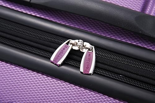 Miniatura 5 de Rockland - Equipaje Melbourne rígido y expandible de ruedas giratorias, Púrpura), F225-PURPLE