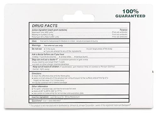 Miniatura 9 de Globe Paquete de 12 pomadas antibióticas triples de primeros auxilios, 1 oz, ungüento antibiótico de primeros auxilios, protección contra