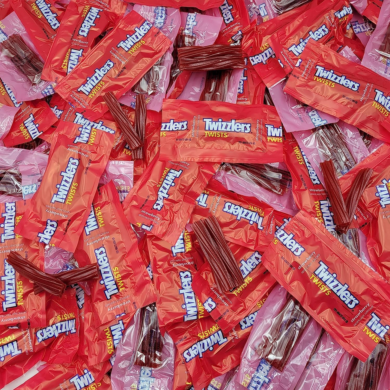 Twizzlers Twists Strawberry Flavored Chewy Licorice Candy