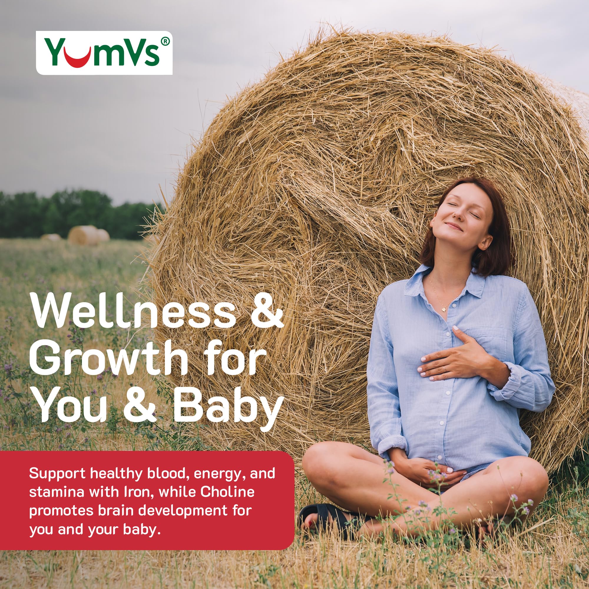 YUM-V'S Prenatal Vitamins for Women, Iron & Folic Acid Gummies (60 Count) — Amazon image 7