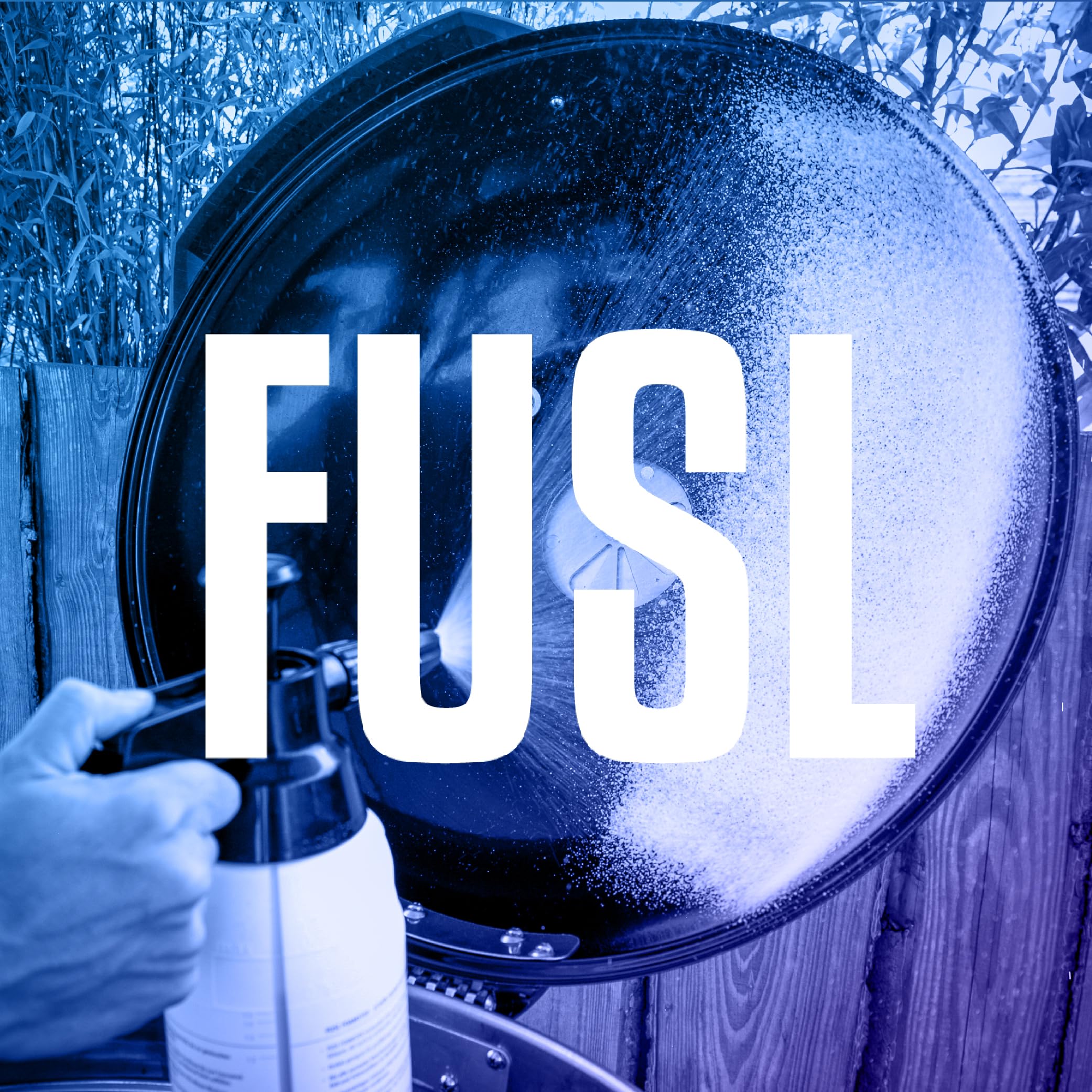 FUSL Komplett-Reinigungsset: FOAMSTER-Schaumkanone plus 1 Liter Krustenlöser – Hochaktiver Grill- und Backofenreiniger, Aktivschaum entfernt Fett & Eingebranntes, Bio-Abbaubar