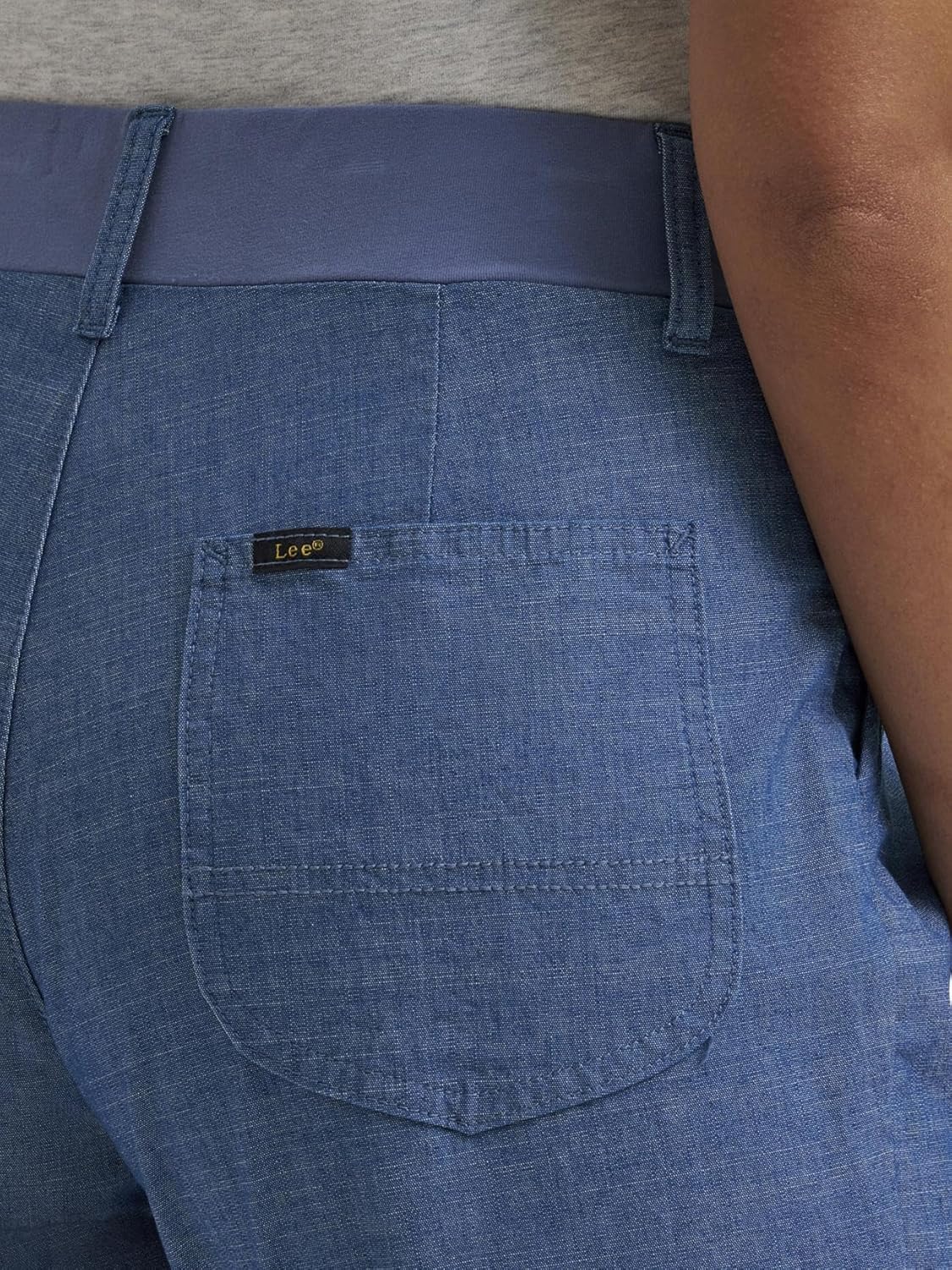 Lee Womens Ultra Lux Comfort with Flex-to-go Utility Skimmer Capri Pant - Image 5