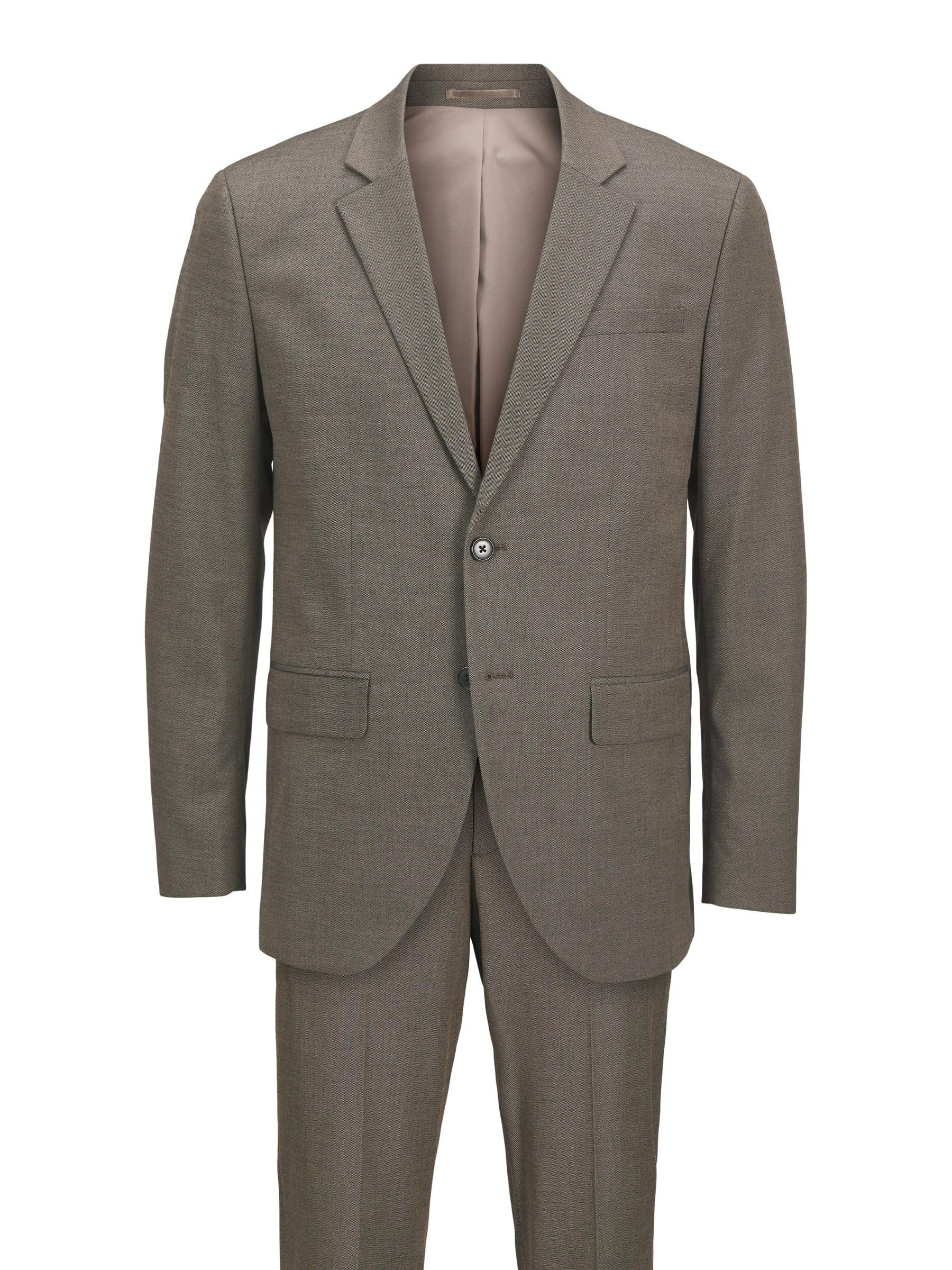 Jack & Jones JPRBUSHWICK Mathew Regular Suit, Greige/Fit:regular Fit, 54
