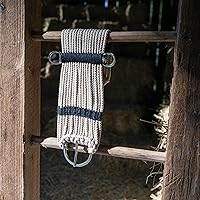 Vista 4 de Rayon - Cincha de caballo de 17 hebras, circunferencia antideslizante con hebilla plana, suministros de equitación occidental, color bronceado/negro