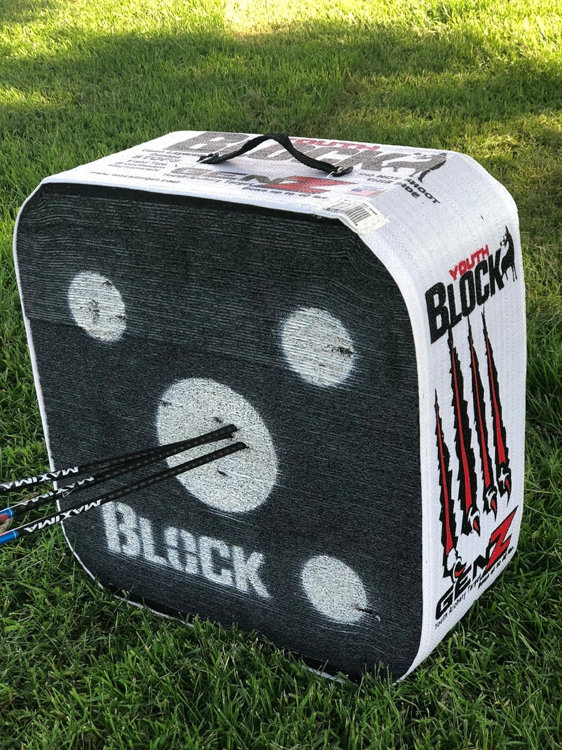 Flаѕh Dеаlѕ - 50% оƒƒ Block GenZ Youth Open Archery Arrow Target - Patented Open Layer Design, Easy Arrow Removal, Great Visibility, Lightweight, Easy to Transport, Two