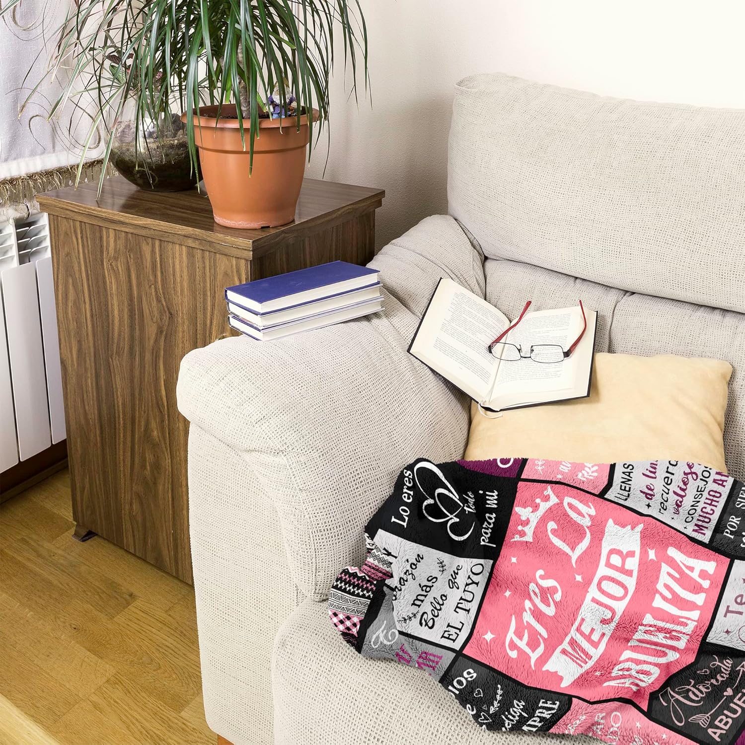 Grandma Gifts in Spanish, Mothers Day Birthday Gifts for Grandma, Abuela Gifts, Regalos para Abuela, Grandmother Gifts, Abuelita Blanket 50" x 60" - Image 2