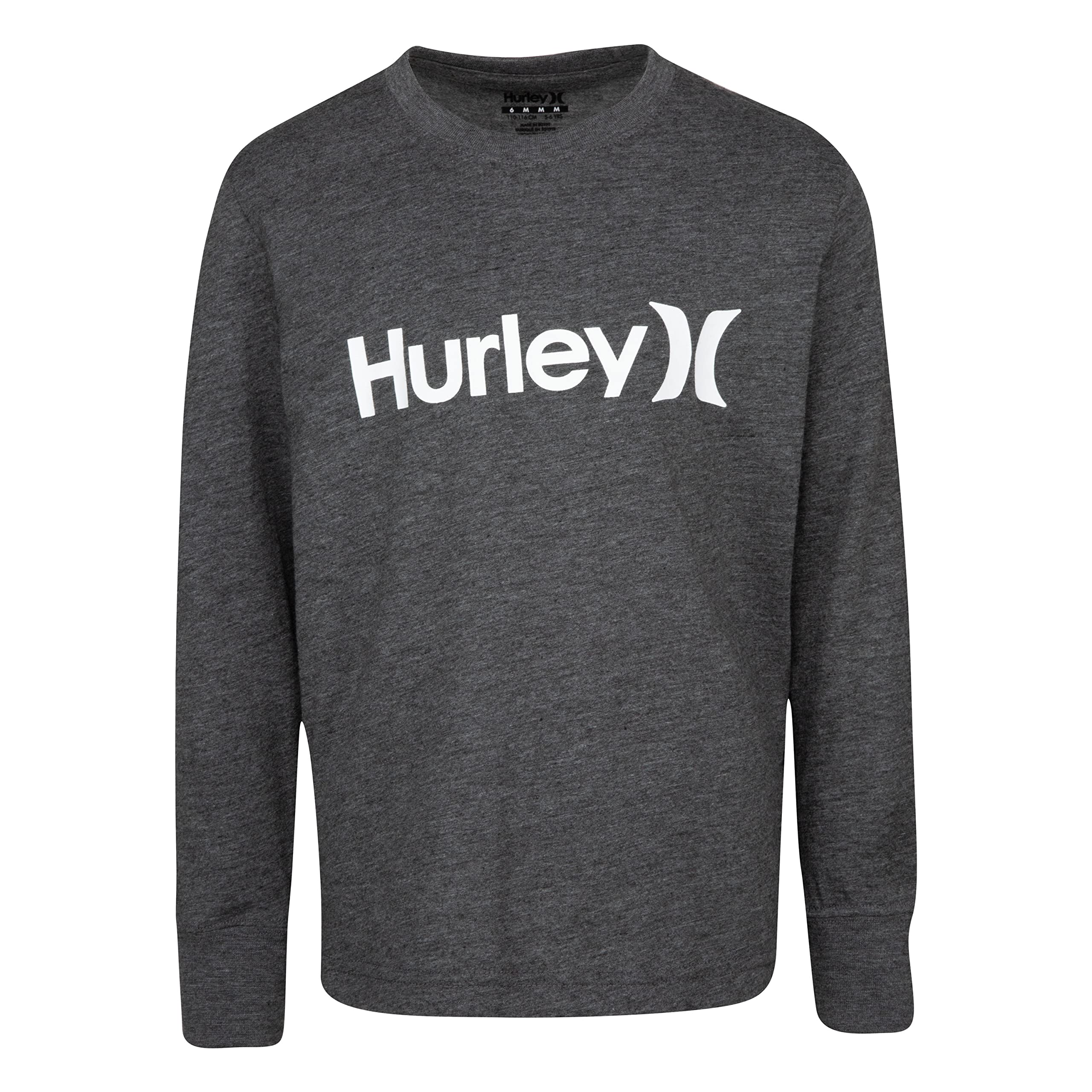 Long Sleeve T-Shirt boy (4 to 7 Years) - One & Only Charcoal Heather