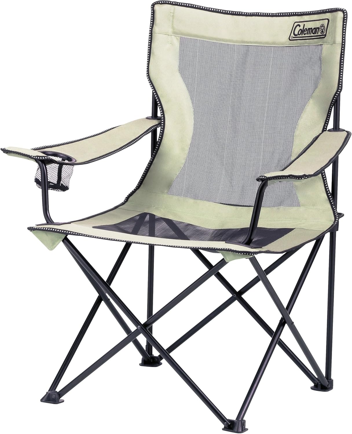 Coleman Mesh Quad Chair Khaki Amazon.co.uk Sports & Outdoors