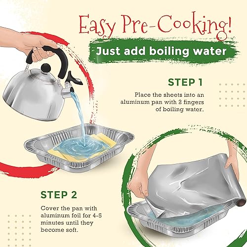 Vista 5 de isiBisi Pasta de lasaña sin gluten, paquete de 2, vegano, sin OMG, fabricado en Italia (10.69 onzas)