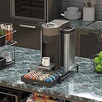 Vista 2 de Deco Brothers cajón de almacenamiento con soporte para cápsulas Nespresso vidrio templado, VertuoLine