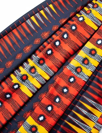 SHENBOLEN Women African Print Wax Skirt Ankara Long Maxi Skirts