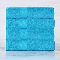 Vista 29 de SUPERIOR Kendell - Juego de toallas de baño de algodón egipcio, absorbentes, para la ducha, artículos esenciales de spa, toallas grandes, básicos