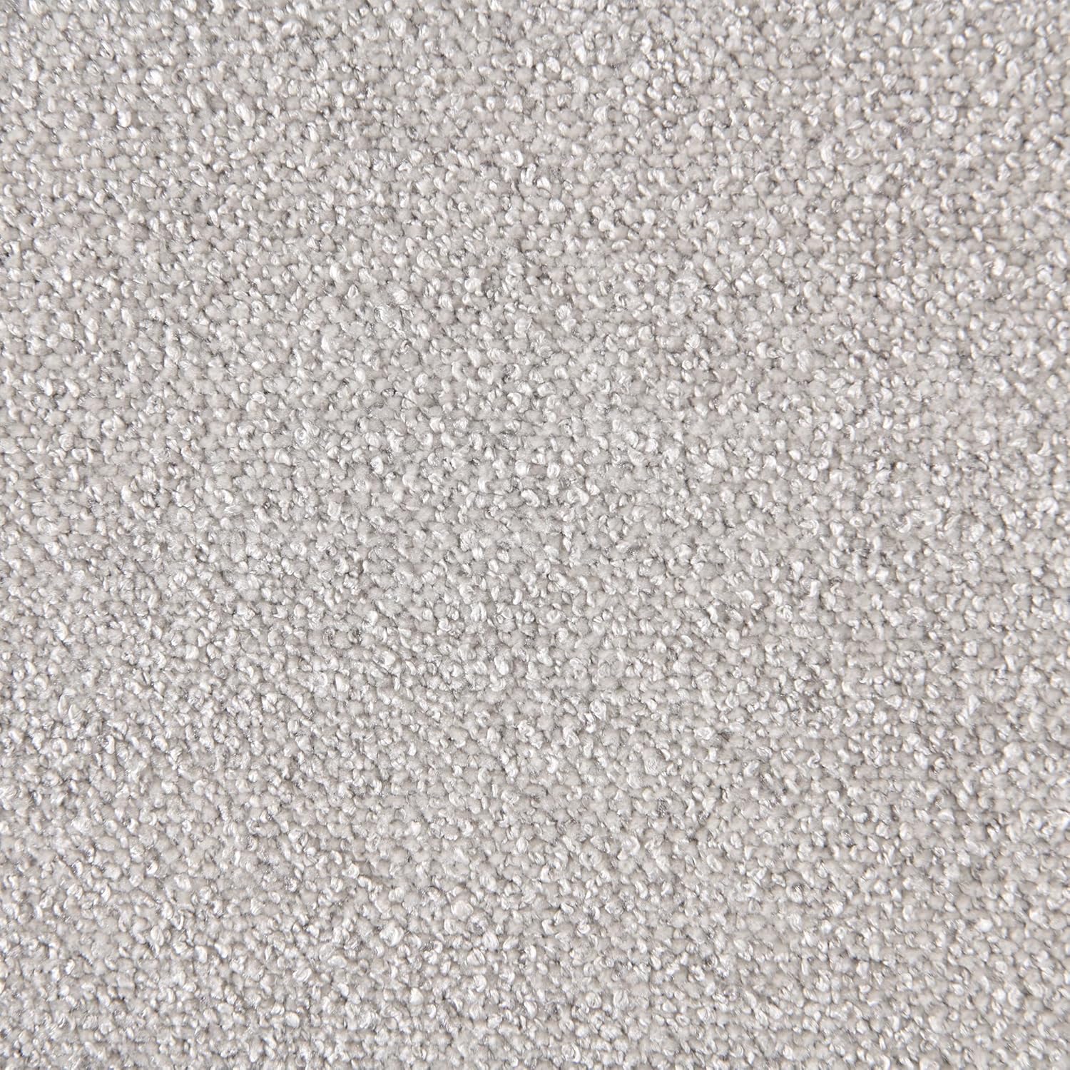 Meridian Furniture KonaGrey-T Kona Collection Mid-Century Modern Upholstered Twin Bed, Soft Grey Fabric, Finished Rubberwood Legs, Slats, 45" W x 82" D x 47" H, Grey, Twin