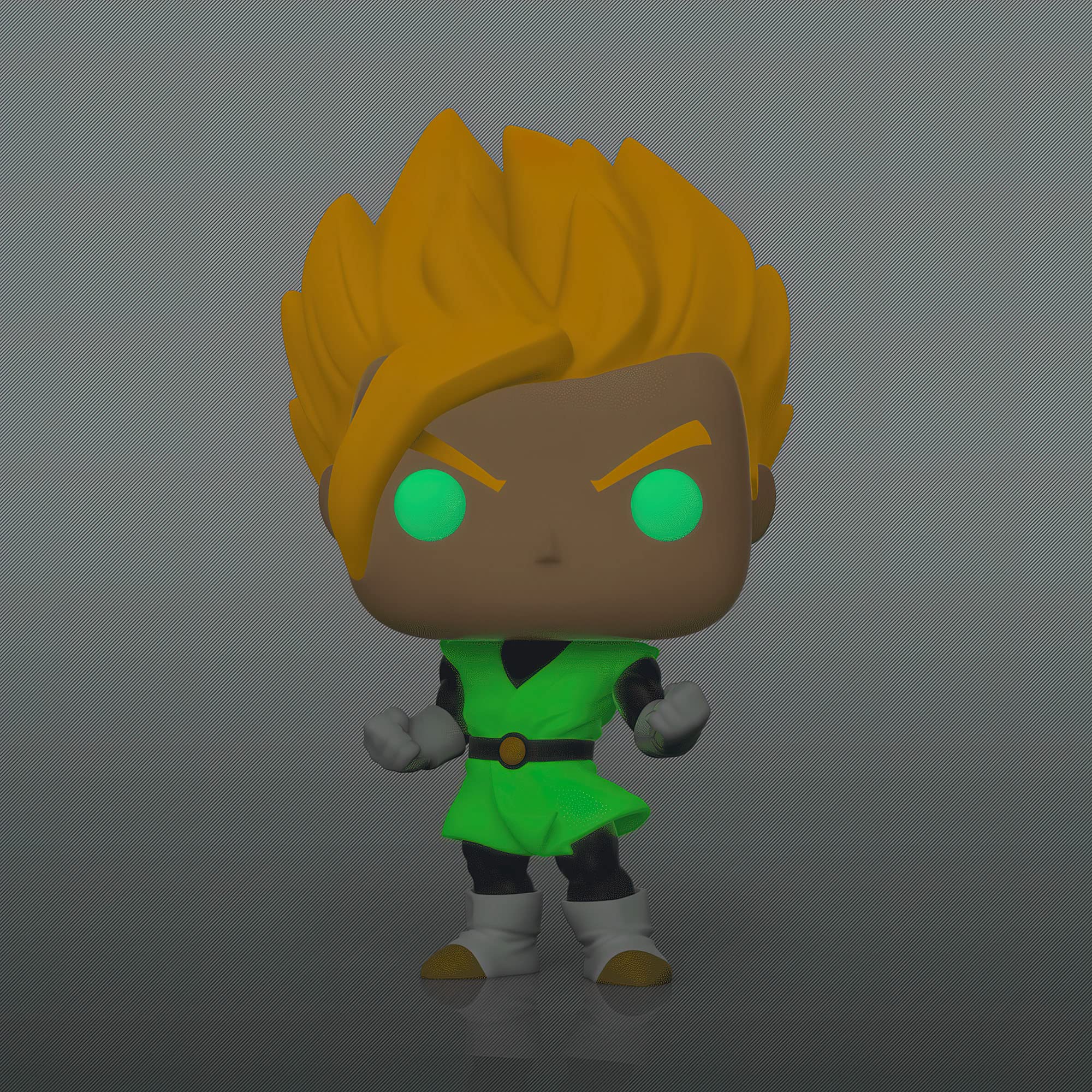 Super Saiyan G o h a n [Glow-in-Dark] (EE Exc): P o p ! Ensemble de figurines d'animation en vinyle avec 1 protecteur graphique compatible ToysDiva (858 - 36711 - B)