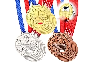 Medal-Shaped Beer Olympics Bottle Opener Trophies (18-Pack)