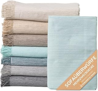 Tagesdecke Baumwolle warm – Decke Sofa Überwurf Bett, Kuscheldecke Plaid