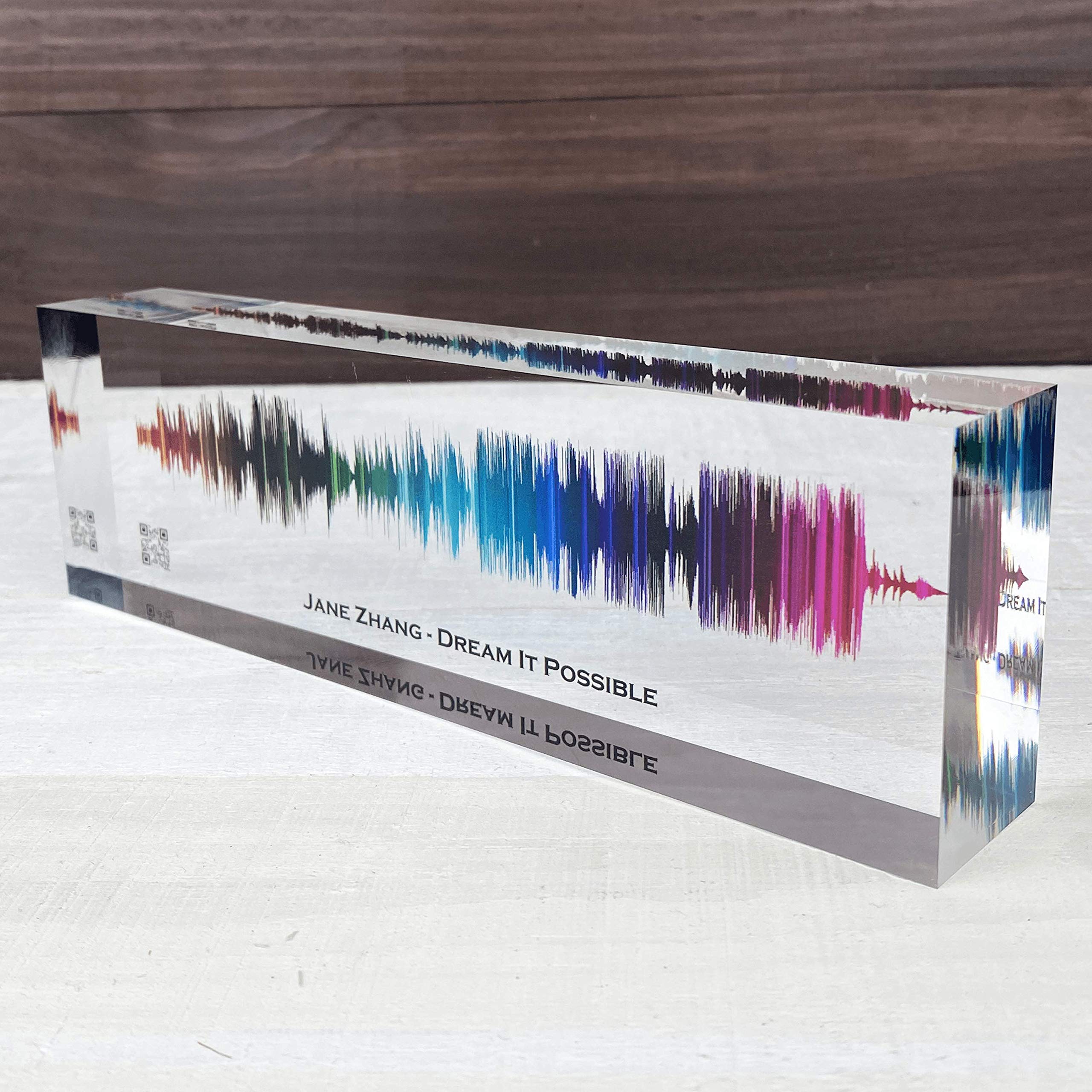 Amazon.com: Artblox Soundwave Art With Scannable Qr Code Any Video