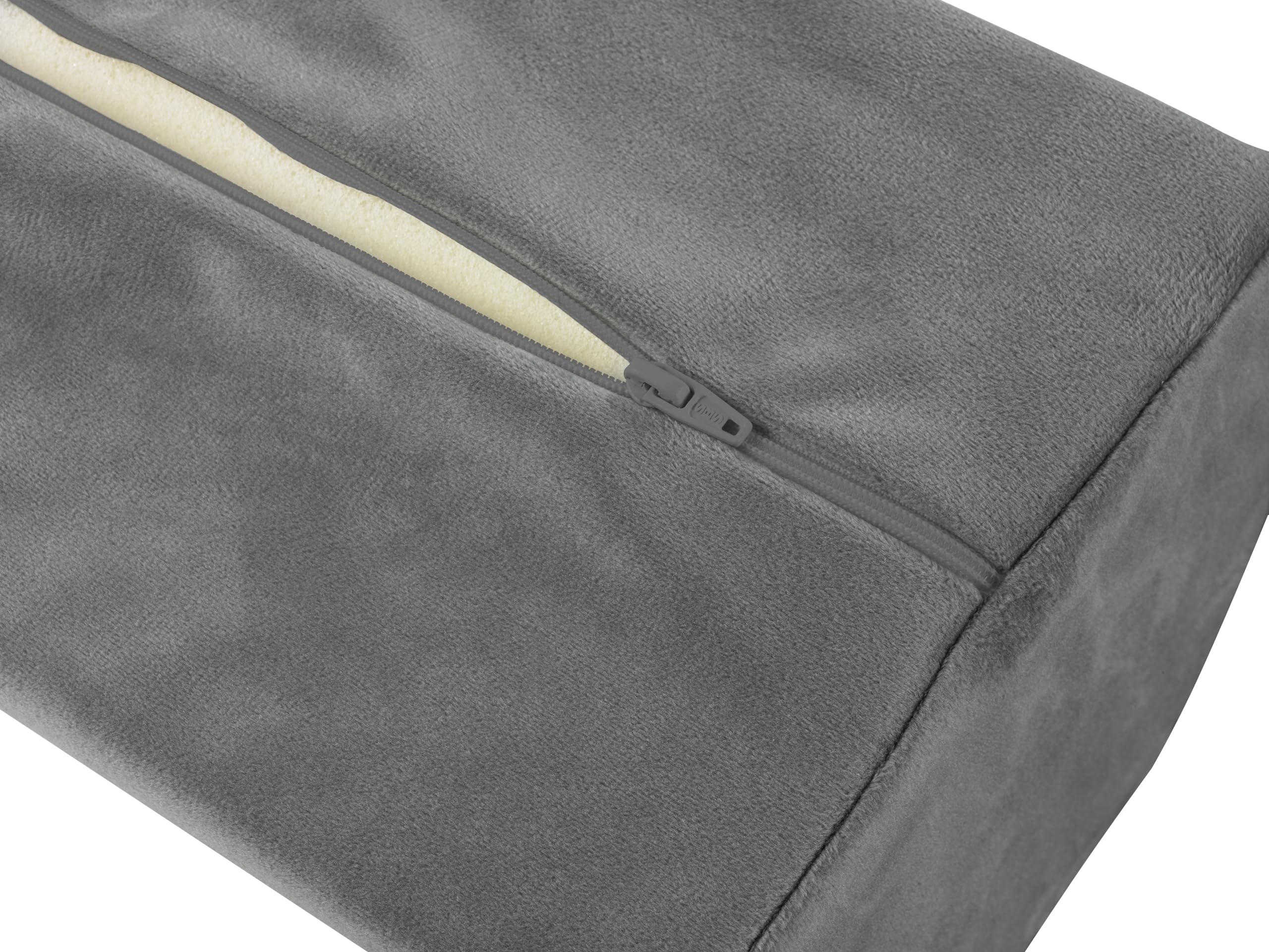 XDREAM bequemes Kniekissen für Seitenschläfer | Orthopädisches Beinkissen aus Memory Foam zur Entlastung von Knie und Rücken | Halbnackenrolle, Nackenrolle, Lendenkissen |Waschbarer Überzug