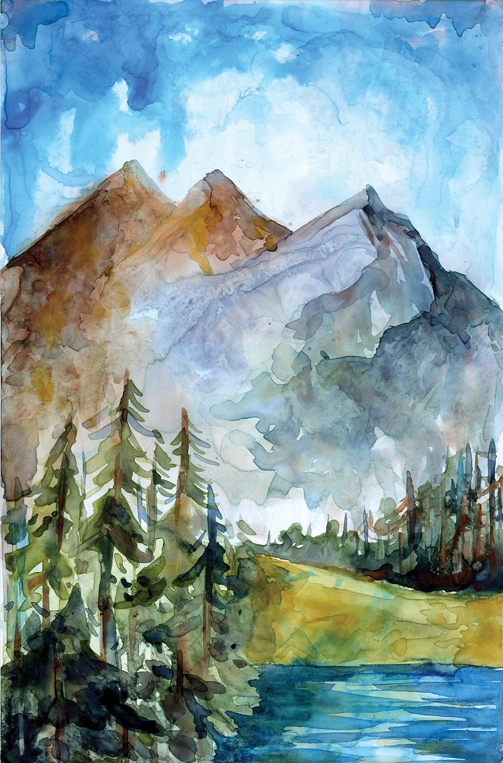 Grumbacher 12,7 cm x 18 cm Moto Mixed Media nieprzejrzysta folia, 10 MIL/200 g/m², 10 arkuszy/podkładka, 1 sztuka