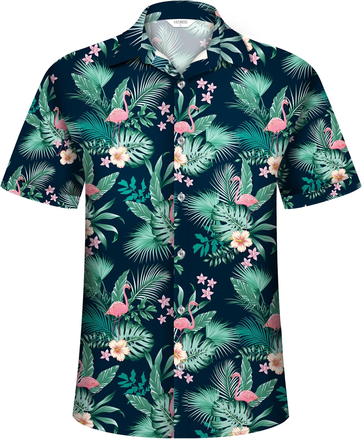 Hawaiian Shirt for Men Tropical Shirts Summer Beach Button Down Short Sleeve Luau Aloha Floral Cruise Vacation Outfit 2025 - Image 7