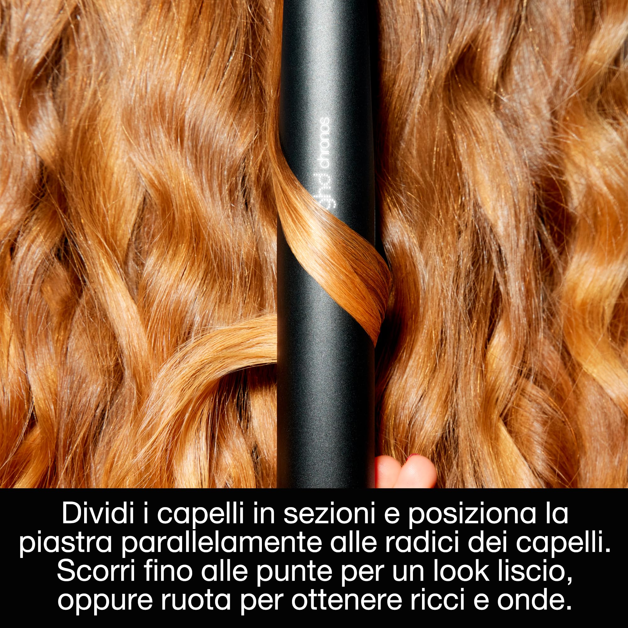 ghd Chronos Piastra & Styler – La Più Avanzata, Styling 3X Più Veloce, Maggiore Lucentezza – Senza Danni da Calore Estremo – Per Tutti i Tipi di Capelli