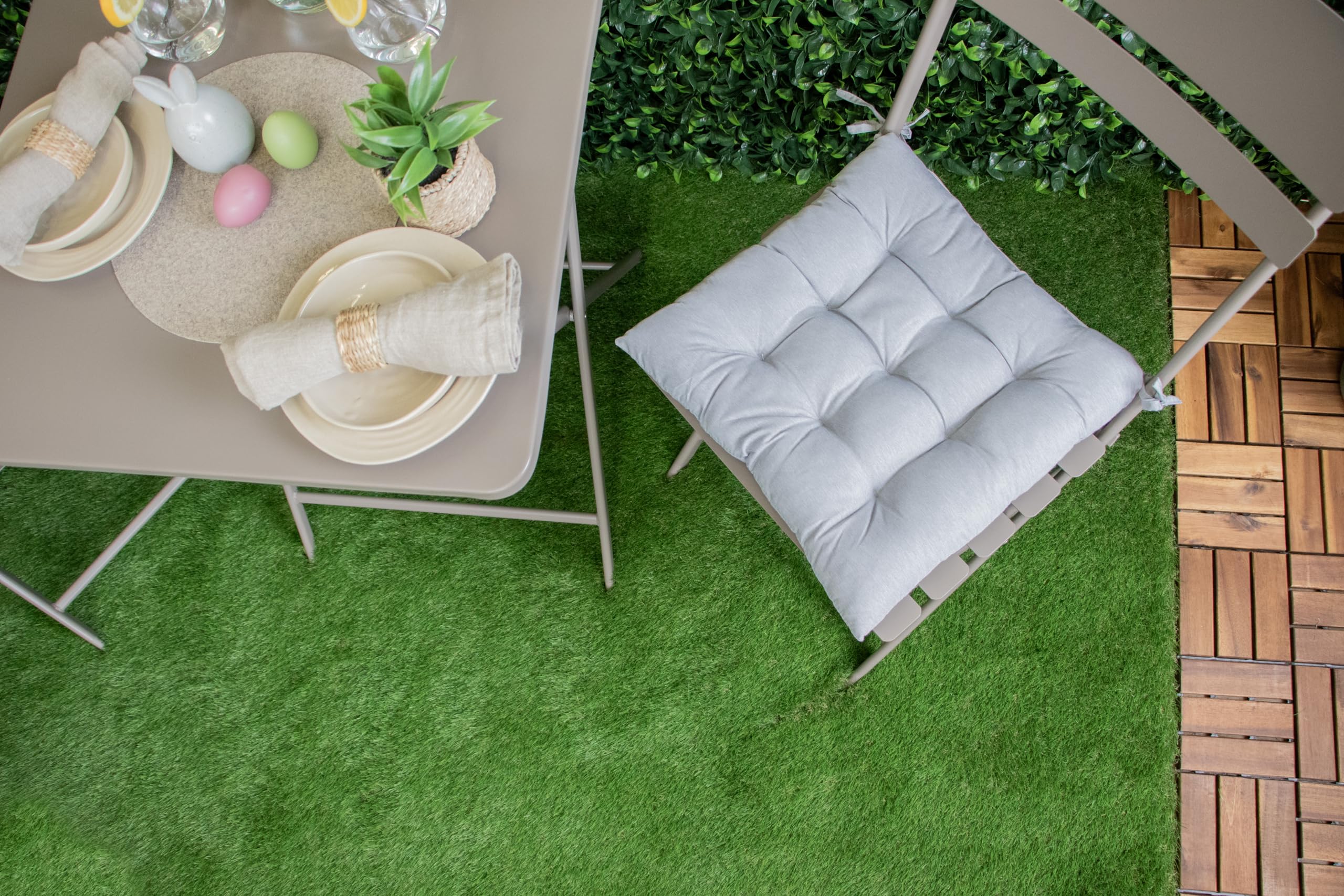 Primaflor Kunstrasen Jazz | 200x50 cm | Grün | 40 mm | UV-stabil & wetterfest | wasserdurchlässig | weicher Rasenteppich Meterware | Outdoor Bodenbelag für Balkon, Terrasse, Garten & Gewerbe