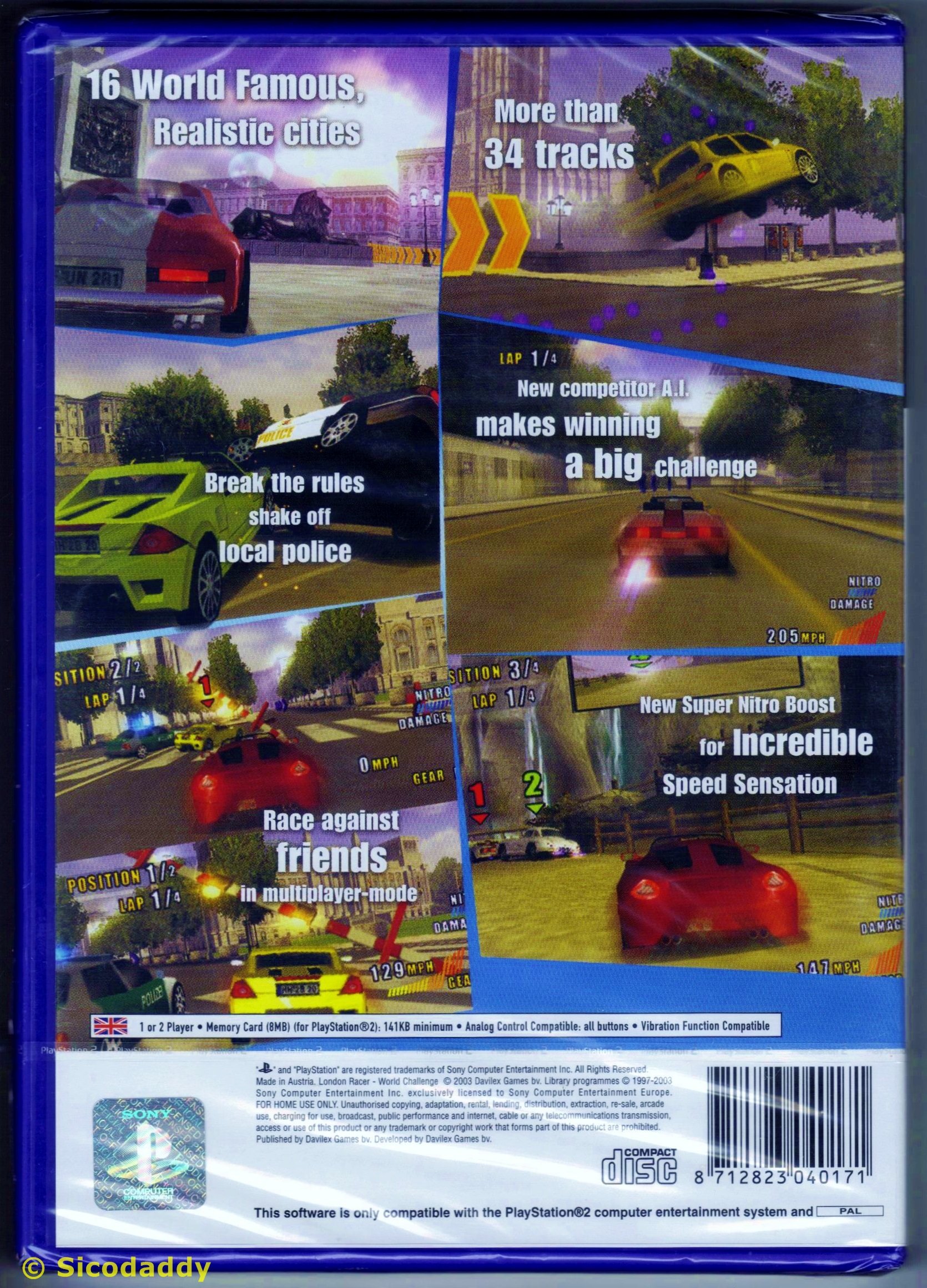 London Racer World Challenge (PS2)