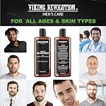 Viking Revolution - Hydratant visage pour les hommes - 180ml - Hydratant visage homme - Naturel avec acide Hyaluronique, Aloe Vera & Huile de jojoba - Anti-rides, anti-vieillissement - Hydrate & Protéger