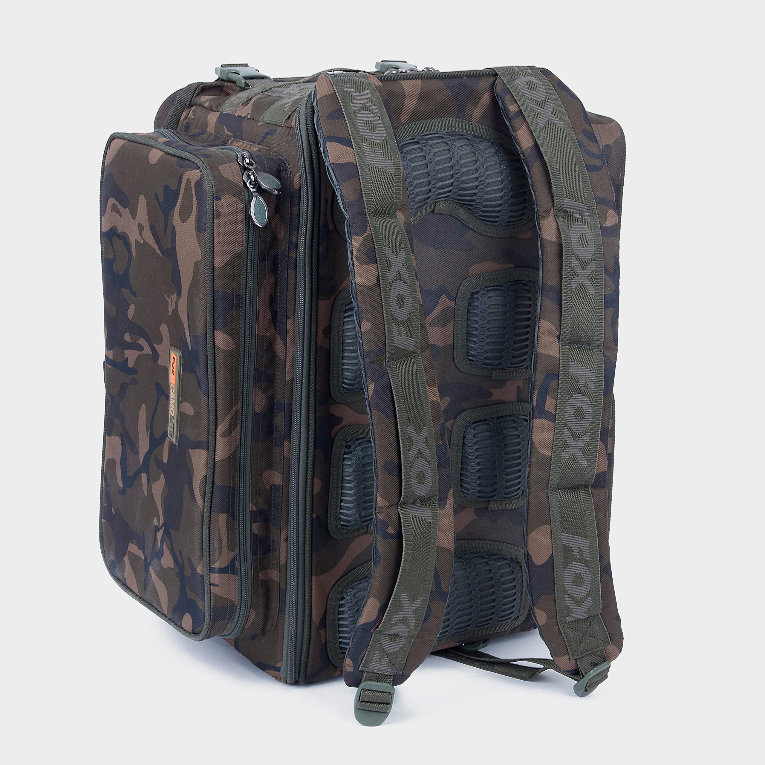 Fox Rucksack Camolite Ruckall, Anglertasche, Karpfentasche, Tackletasche,  Tasche fr Angelzubehr, Angeltasche, Angelrucksack : Amazon.de: Sport &  Freizeit