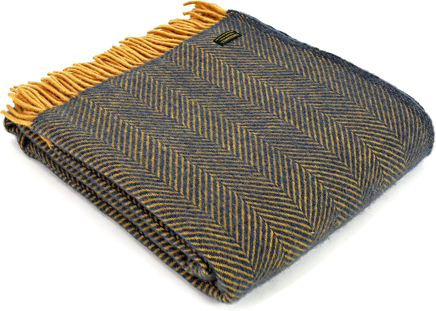 Tweedmill Textiles Herringbone KNEE RUG Throw Blanket 100 Pure New
