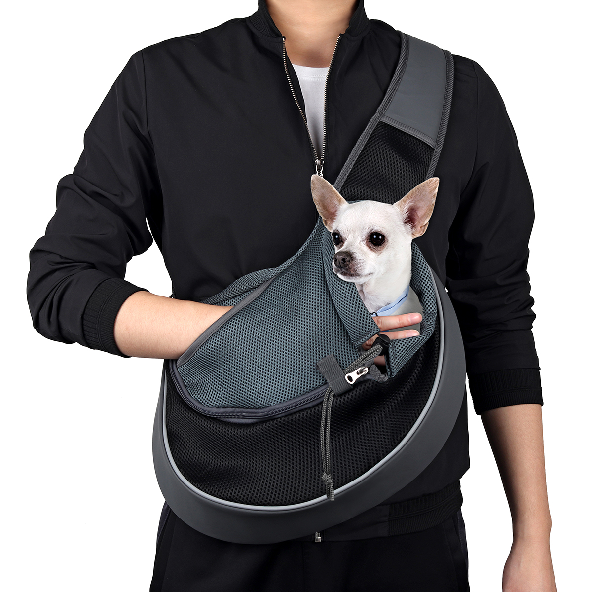 WOYYHO Pet Dog Sling Carrier Puppy Sling Bag Small Dogs Cats Carrier