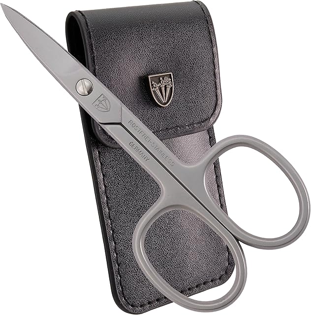 3 Swords Germany | Straight Nail Scissors, Stainless Steel, Extra Sharp - Made in Germany - Manicure, Pedicure, Grooming, Finger & Toe Nail Care by 3 Swords Germany (7889)
