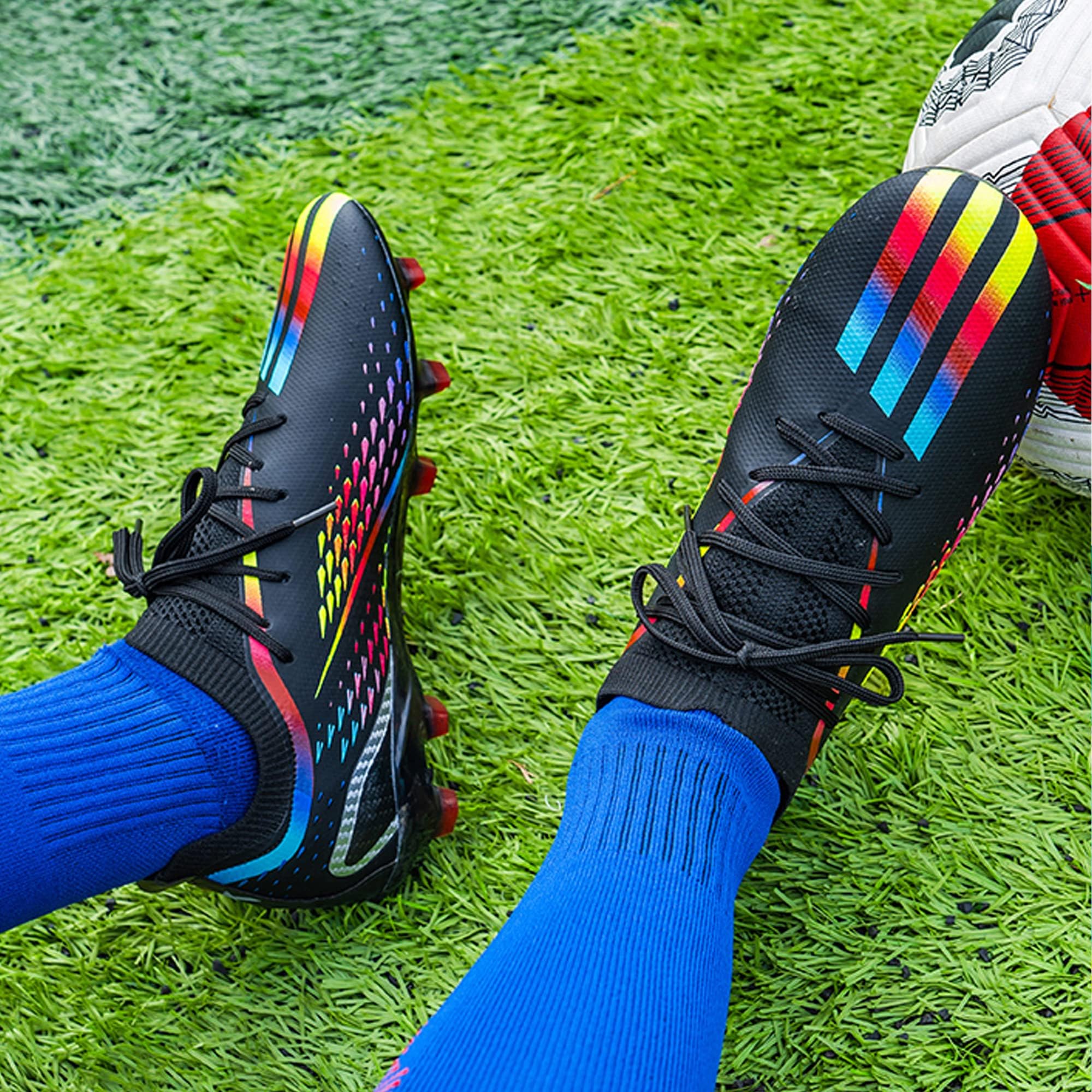 Asifn Herren-Fußballschuhe Jungen-Fünf-Personen-Schuhe Outdoor-Indoor-Spikes-Schuhe Leichtathletik-Schuhe Softball- Und Rugby-Schuhe