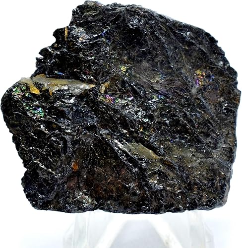 Miniatura 5 de Especímenes crudos minerales minerales naturales ásperos de Schorl de turmalina negra para cabbing - Brasil (5PCS)