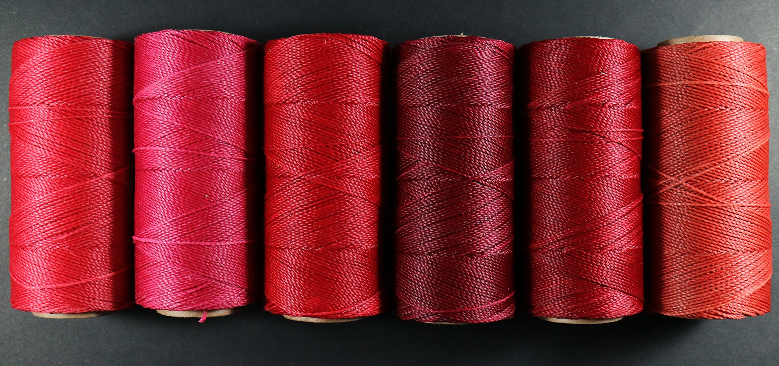 HILO ENCERADO LINHASITA GAMA COLOR ROJO
