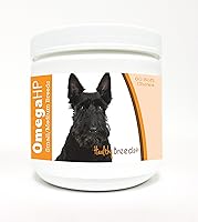 Vista 107 de Healthy Breeds Schnauzer en miniatura Omega HP Ácido graso para piel y pelaje Masticables suaves 60