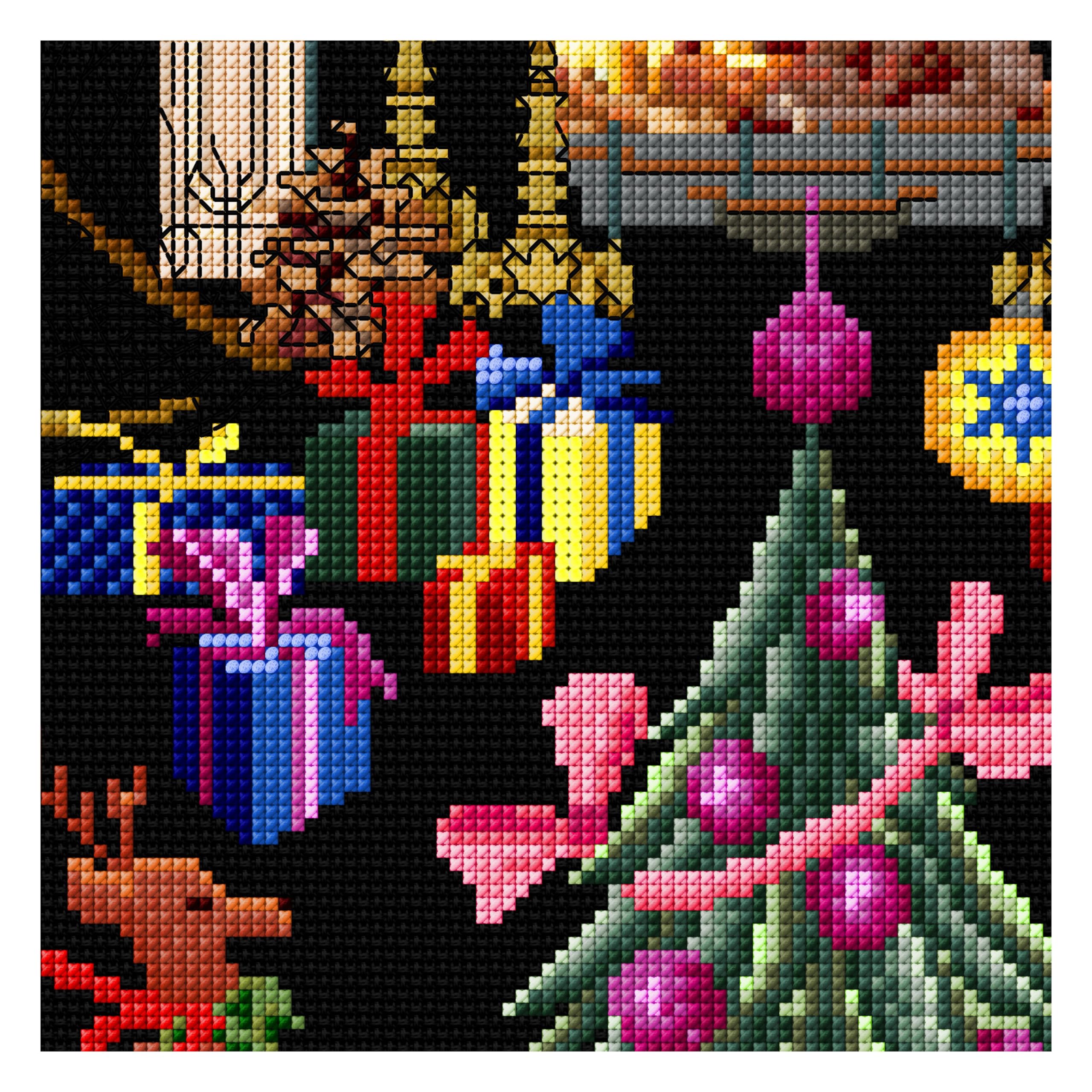 Amazon | テア・グーベルヌール クロス・ステッチｷｯﾄ Christmas