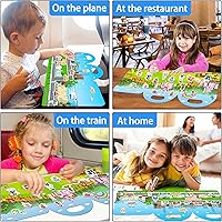 Vista 4 de Libros de calcomanías reutilizables para niños pequeños de 1 a 3 años, calcomanías para niños de 2 a 4 años, calcomanías de princesa, juguetes