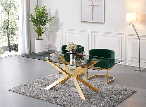 Miniatura 16 de Meridian Furniture Gianna Collection Modern | Silla de comedor tapizada de terciopelo contemporáneo con marco de metal cromado pulido, 24 pulgadas