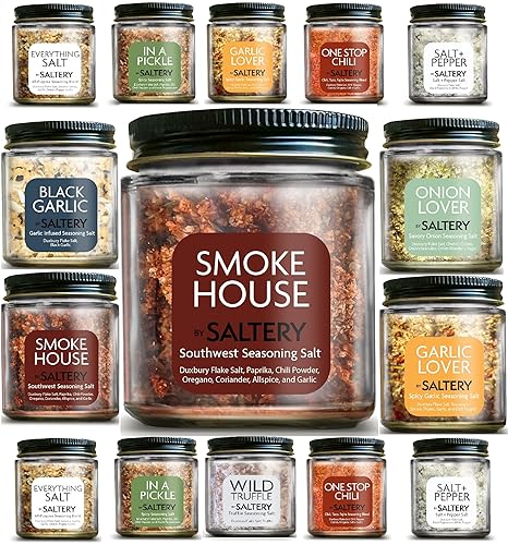 Miniatura 5 de SALTERY - Mezclas de sal marina de alta calidad. Hecho a mano, totalmente natural + fabricado en Estados Unidos. Sin aditivos, ideal para cocinar,