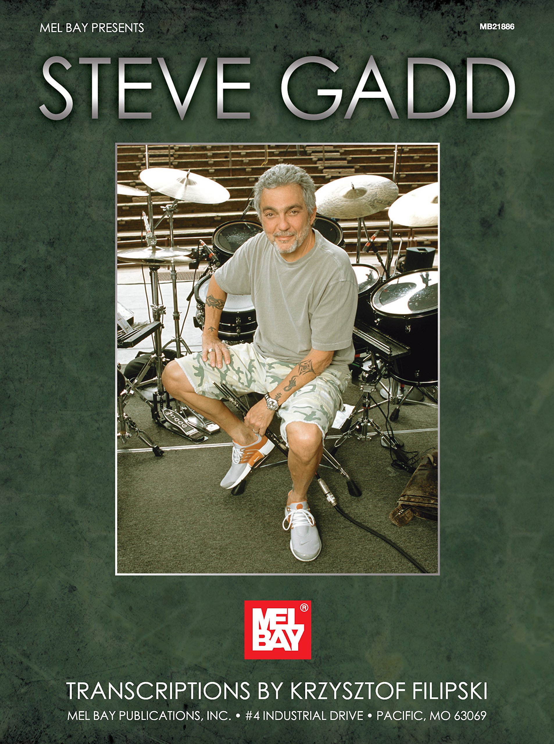 Steve Gadd Transcriptions recueil de partitions pour batteur en langue anglaise