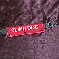 Vista 3 de Funda para perro ciego, correa para perro con discapacidad visual, etiqueta de parche de identificación de alerta, regalo de cumpleaños para mascotas